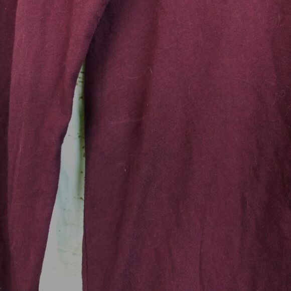 Chronic Clothing Chronic Cellars Shirt Women M Burgundy LS Graphic Logo Skull - Picture 4 of 13